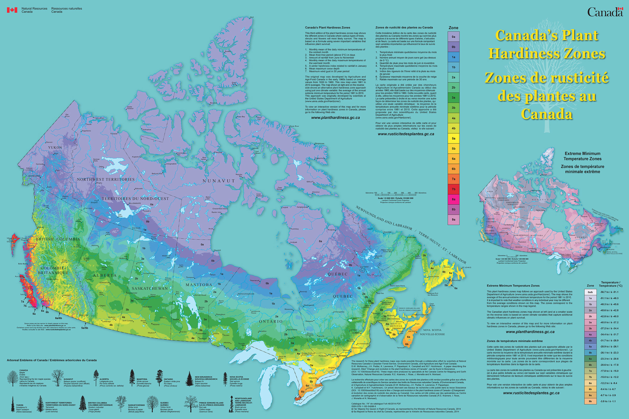 Canada Hardiness Zone Map Canada Hardiness Zone Map