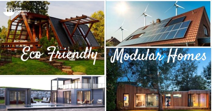 Collage Eco Friendly Modular Homes